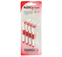 Tandex czyściki międzyzębowe FlexiMAX 0,50 x 3,00 Ruby (czerwony) 4szt. w opak.