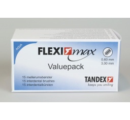 Tandex czyściki międzyzębowe FlexiMAX 0,60 x 3,00 Aqua (niebieski) 15szt. w opak.