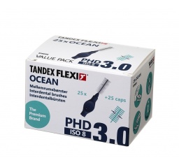 Tandex czyściki międzyzębowe FLEXI ISO6 PHD1,9 1,20 x 8,00mm Ocean 25szt. w opak.
