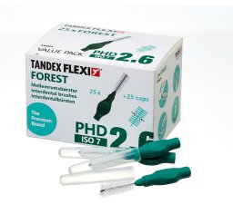 Tandex czyściki międzyzębowe FLEXI ISO0 PHD0.6 0,35 x 2,5mm X-micro Turquise (morski) 25szt. w opak.
