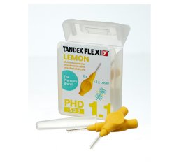 Tandex czyściki międzyzębowe FLEXI ISO3 PHD1,1 0,70 x 3,50mm Fine Lemon (żółty) 6szt. w opak.