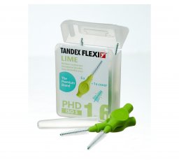 Tandex czyściki międzyzębowe FLEXI ISO5 PHD1,6 1,00 x 3,00-6,00mm trapered Lime (zielony) 6szt. w opak.