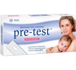 Test ciążowy pre test płytkowy
