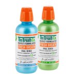 The Breath Co Fresh Breath Icy Mint 500ml - odświeżający płyn do płukania jamy ustnej o smaku mocnej mięty 