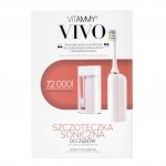 Vitammy szczoteczka soniczna VIVO Biały - 3 tryby, etui