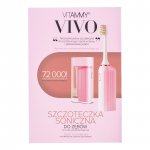 Vitammy szczoteczka soniczna VIVO Róż- 3 tryby, etui