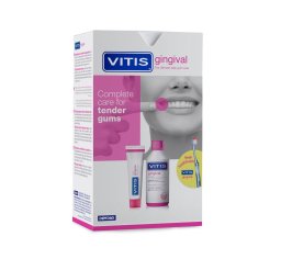 VITIS GINGIVAL ZESTAW 3w1: płyn 500ml + pasta 100ml + szczoteczka