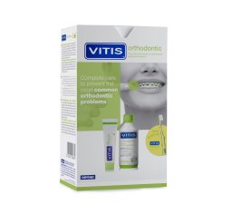 VITIS Orthodontic ZESTAW 3w1: płyn 500ml + pasta 100ml + szczoteczka