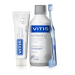 VITIS WHITENING ZESTAW 2w1: płyn 500ml + pasta 100ml