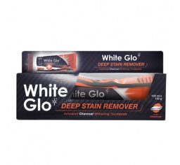 White Glo Deep Stain Charcoal 100ml -  Ekskluzywna pasta wybielająca z aktywnym węglem