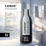 WOOM+ Carbon 500ml - - płyn do płukania ust - wybielający z węglem